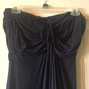Navy blue maxi dress